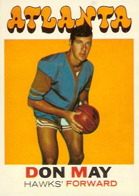 1971 Topps Don May #6 Basketball Card