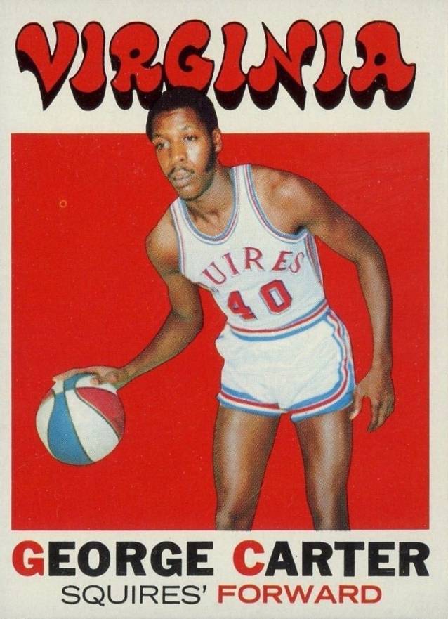 1971 Topps George Carter #205 Basketball Card