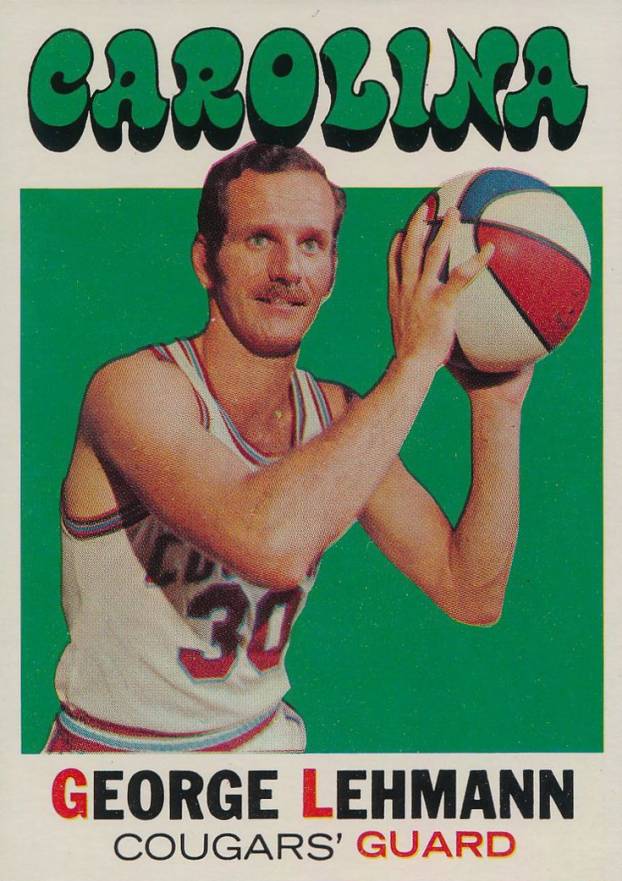 1971 Topps George Lehmann #192 Basketball Card