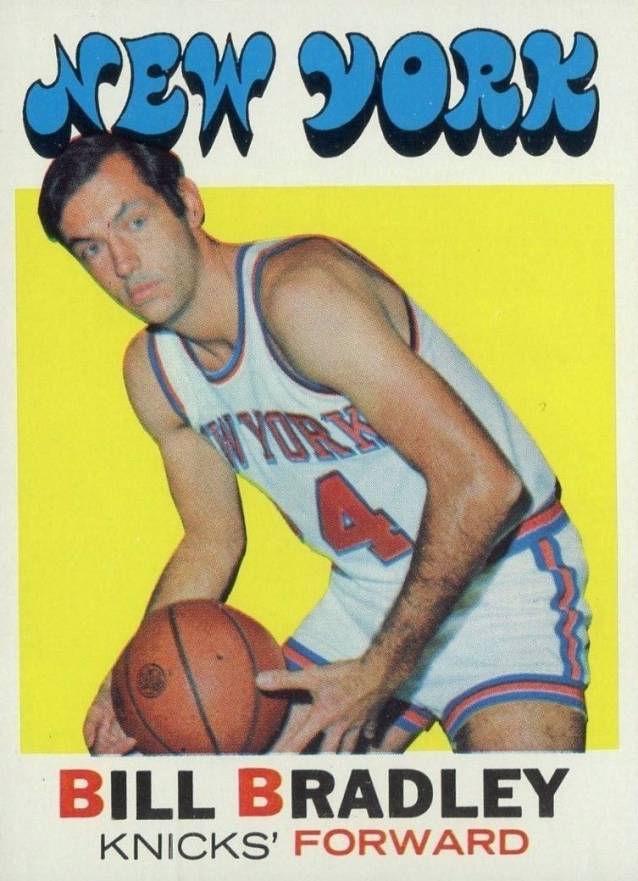 1971 Topps Bill Bradley #2 Basketball Card