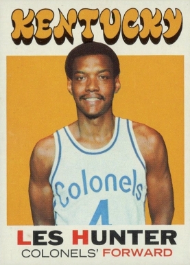 1971 Topps Les Hunter #157 Basketball Card