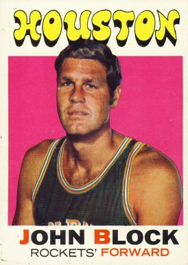 1971 Topps John Block #16 Basketball Card