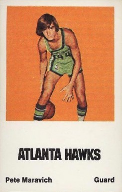 1972 Comspec Pete Maravich #21 Basketball Card
