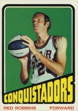 1972 Topps Red Robbins #212 Basketball Card
