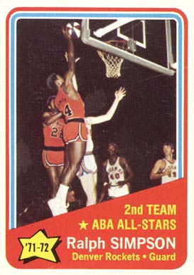 1972 Topps Ralph Simpson #257 Basketball Card