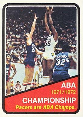 1972 Topps 1971-72 Aba Championship #247 Basketball Card