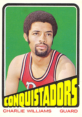 1972 Topps Charlie Williams #231 Basketball Card