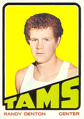 1972 Topps Randy Denton #202 Basketball Card
