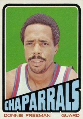 1972 Topps Donnie Freeman #190 Basketball Card