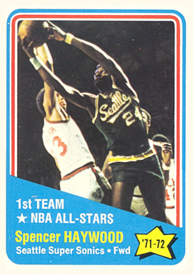1972 Topps Spencer Haywood #162 Basketball Card
