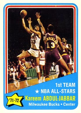 1972 Topps Kareem Abdul-Jabbar #163 Basketball Card