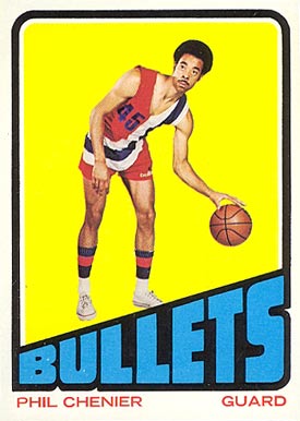 1972 Topps Phil Chenier #102 Basketball Card