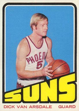 1972 Topps Dick Van Arsdale #95 Basketball Card