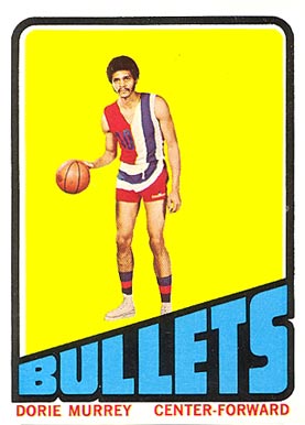 1972 Topps Dorie Murrey #61 Basketball Card