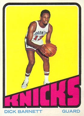 1972 Topps Dick Barnett #52 Basketball Card