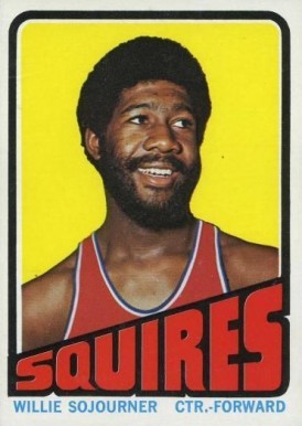 1972 Topps Willie Sojourner #232 Basketball Card