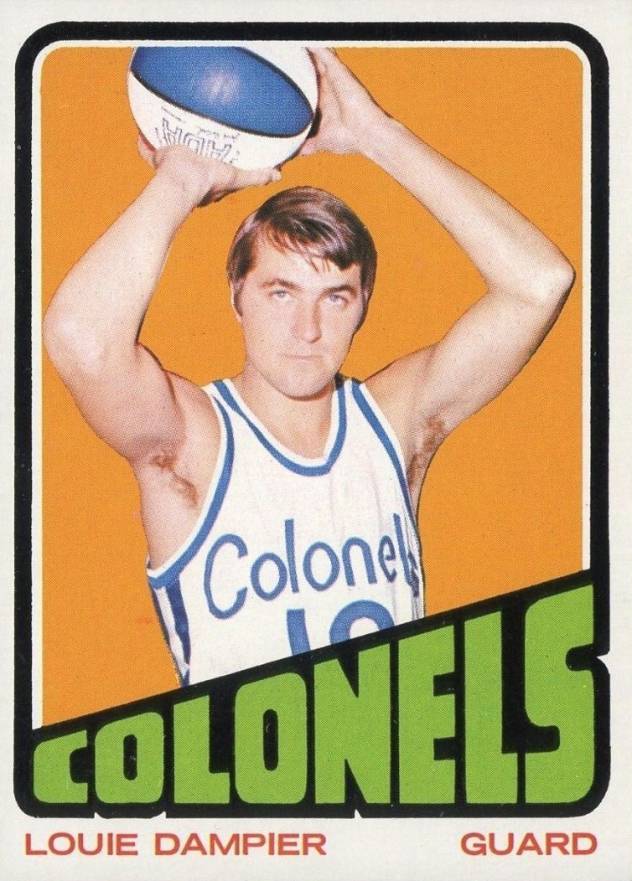 1972 Topps Louie Dampier #198 Basketball Card