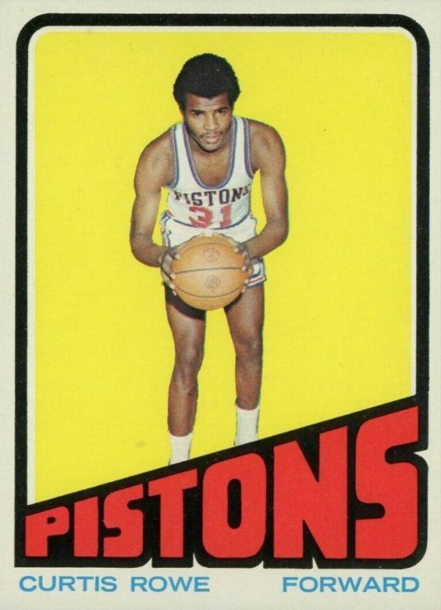 1972 Topps Curtis Rowe #24 Basketball Card