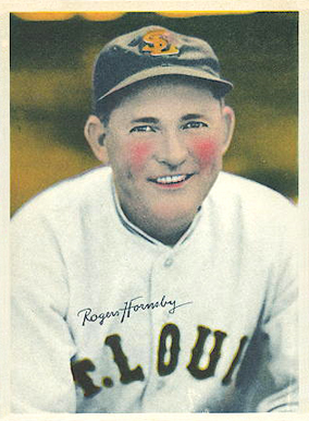 1936 R312 Roger Hornsby # Baseball Card