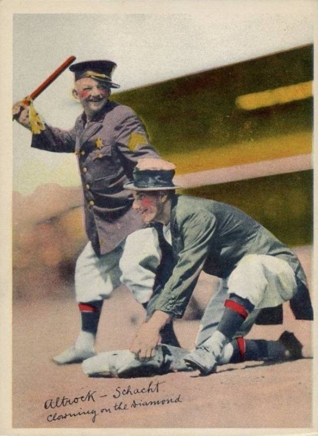 1936 R312 Altrock/Schact # Baseball Card