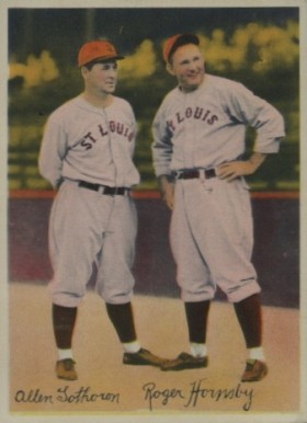 1936 R312 Hornsby/Sothoren # Baseball Card