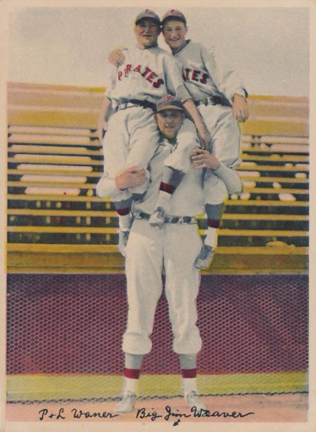 1936 R312 Waner/Waner/Weaver # Baseball Card