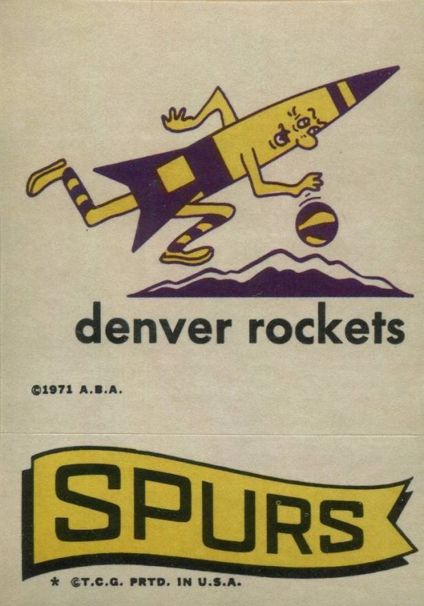 1973 Topps Team Stickers Rockets-Spurs #2 Basketball Card