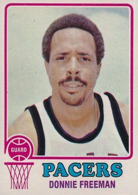 1973 Topps Donnie Freeman #254 Basketball Card