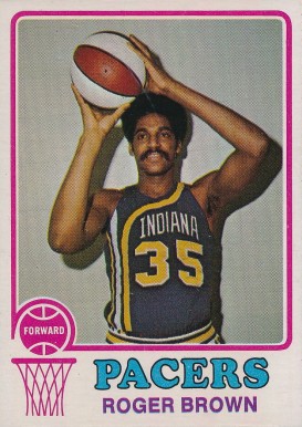 1973 Topps Roger Brown #231 Basketball Card
