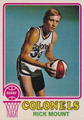 1973 Topps Rick Mount #192 Basketball Card