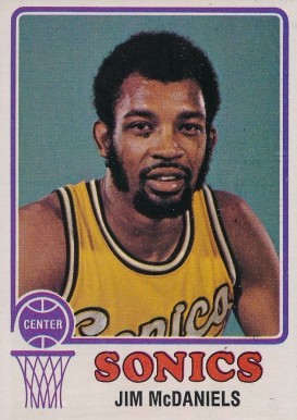 1973 Topps Jim McDaniels #152 Basketball Card