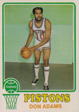 1973 Topps Don Adams #139 Basketball Card