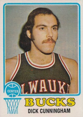 1973 Topps Dick Cunningham #134 Basketball Card