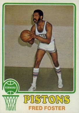 1973 Topps Fred Foster #56 Basketball Card
