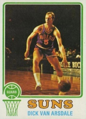 1973 Topps Dick Van Arsdale #25 Basketball Card