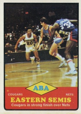 1973 Topps ABA Eastern Semi-finals (Cougars/Nets) #205 Basketball Card