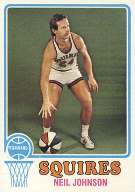 1973 Topps Neil Johnson #188 Basketball Card