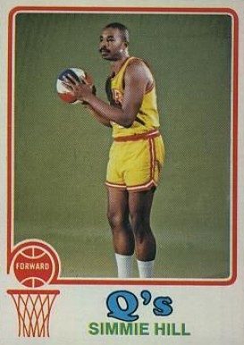 1973 Topps Simmie Hill #184 Basketball Card