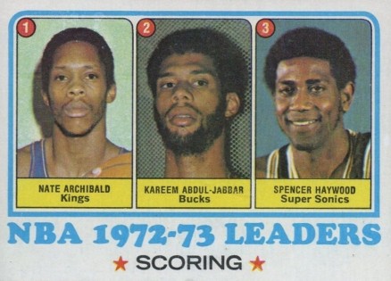 1973 Topps NBA Scoring Leaders #153 Basketball Card
