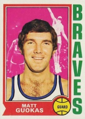 1974 Topps Matt Guokas #117 Basketball Card