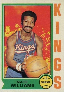 1974 Topps Nate Williams #116 Basketball Card