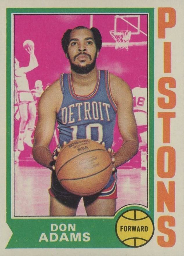 1974 Topps Don Adams #4 Basketball Card