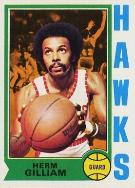 1974 Topps Herm Gilliam #5 Basketball Card