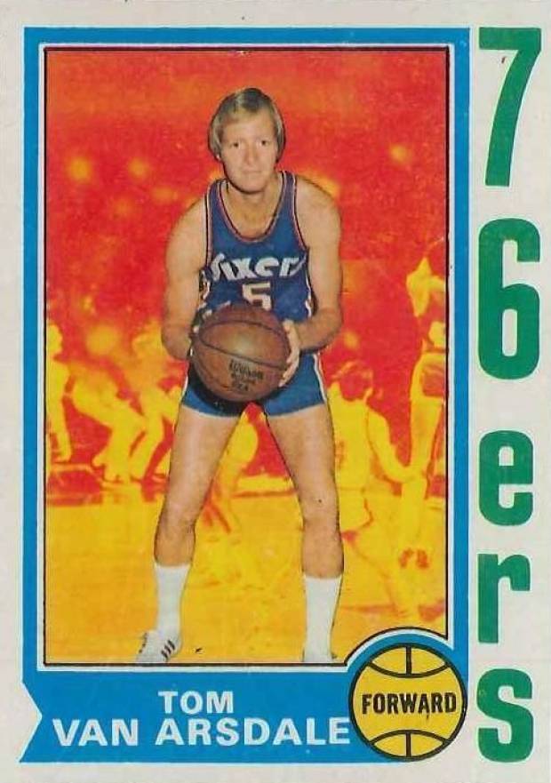 1974 Topps Tom Van Arsdale #20 Basketball Card