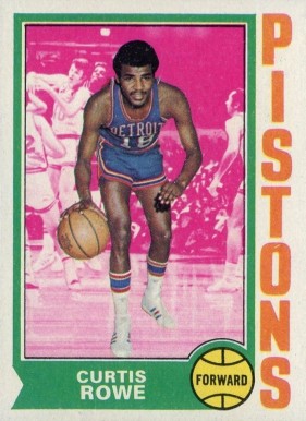 1974 Topps Curtis Rowe #22 Basketball Card