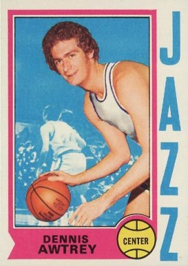 1974 Topps Dennis Awtrey #74 Basketball Card