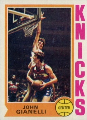 1974 Topps John Gianelli #79 Basketball Card