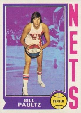 1974 Topps Bill Paultz #262 Basketball Card