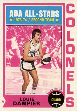 1974 Topps Louie Dampier #255 Basketball Card
