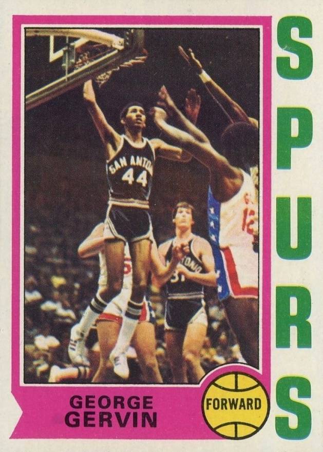 1974 Topps George Gervin #196 Basketball Card